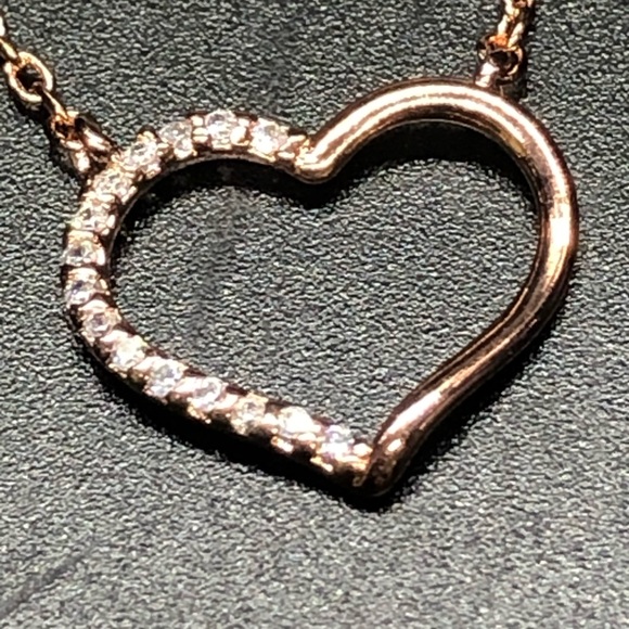 RoseGold heart pendant - Picture 2 of 7